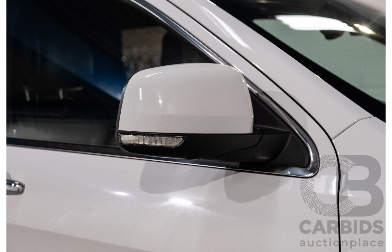 10/2015 Jeep Grand Cherokee Limited (4x4) WK MY15 4d Wagon Bright White Turbo Diesel V6 3.0L