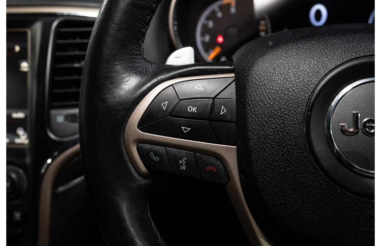 10/2015 Jeep Grand Cherokee Limited (4x4) WK MY15 4d Wagon Bright White Turbo Diesel V6 3.0L