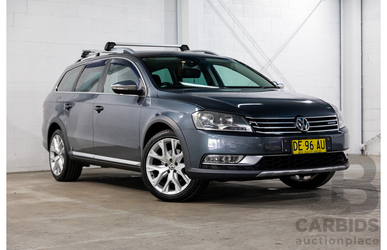11/2014 Volkswagen Passat Alltrack 3C MY15 4d Wagon Icelandic Grey Metallic Turbo Diesel 2.0L