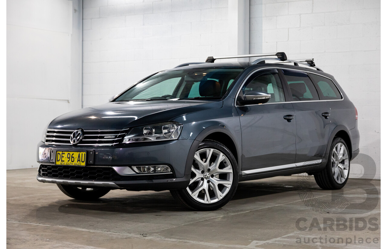 11/2014 Volkswagen Passat Alltrack 3C MY15 4d Wagon Icelandic Grey Metallic Turbo Diesel 2.0L