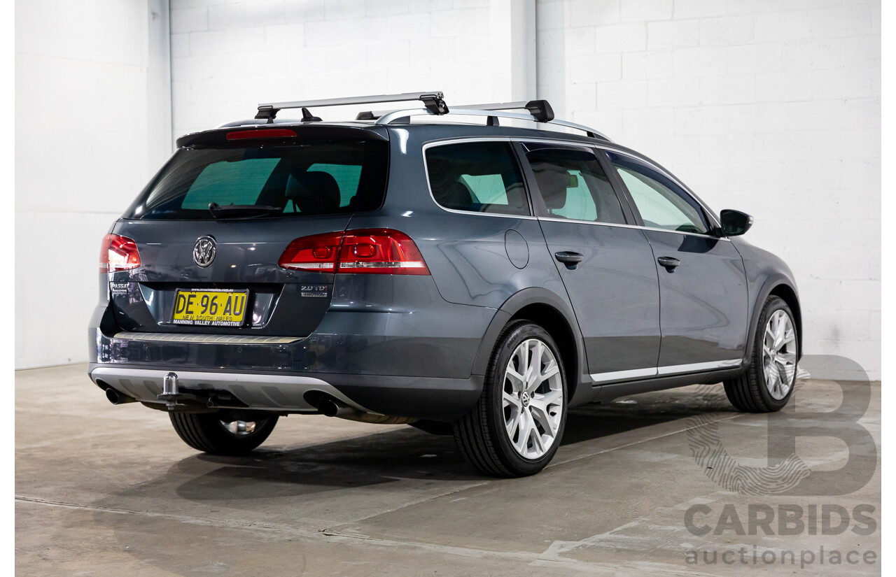 11/2014 Volkswagen Passat Alltrack 3C MY15 4d Wagon Icelandic Grey Metallic Turbo Diesel 2.0L