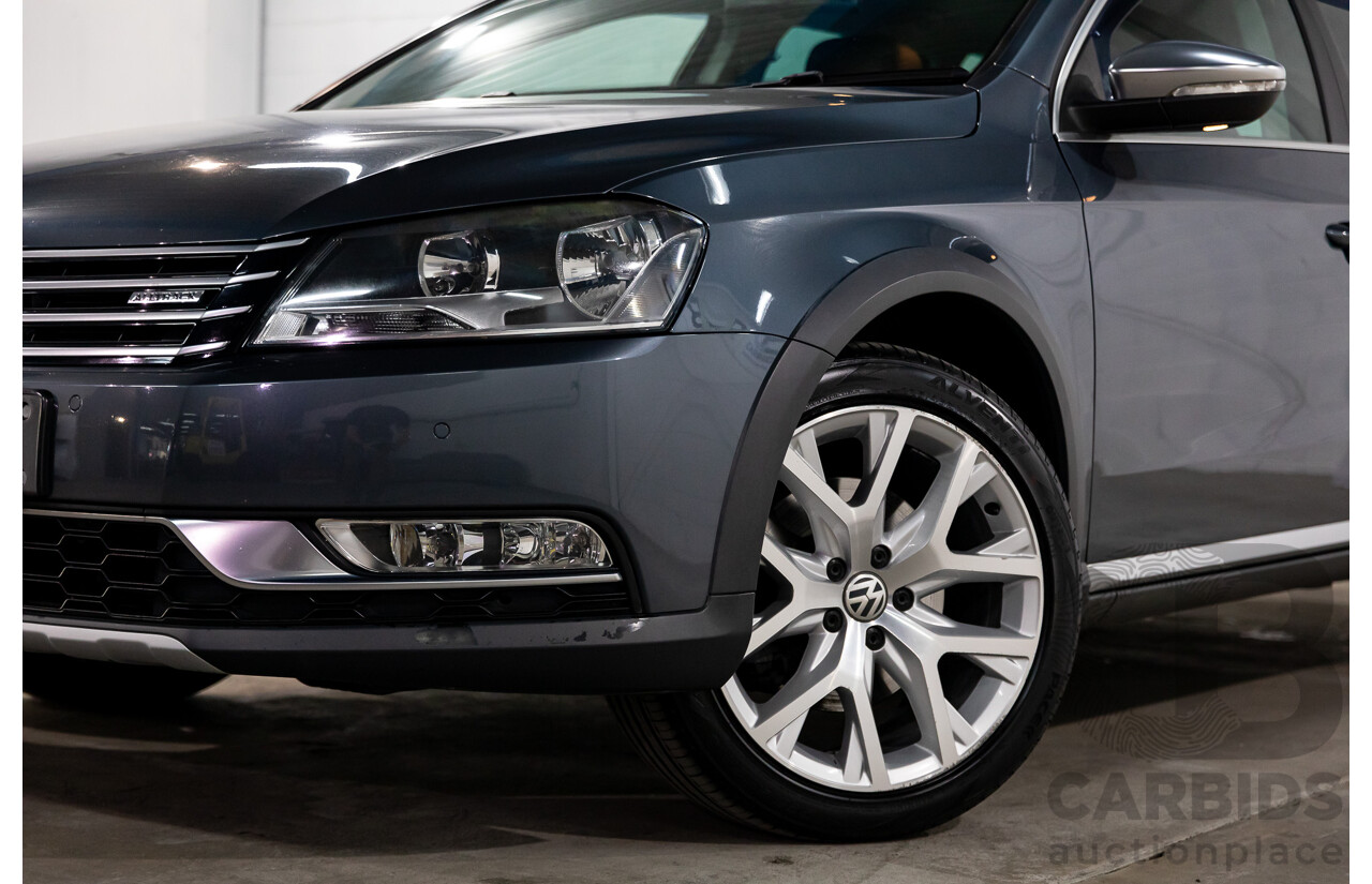 11/2014 Volkswagen Passat Alltrack 3C MY15 4d Wagon Icelandic Grey Metallic Turbo Diesel 2.0L