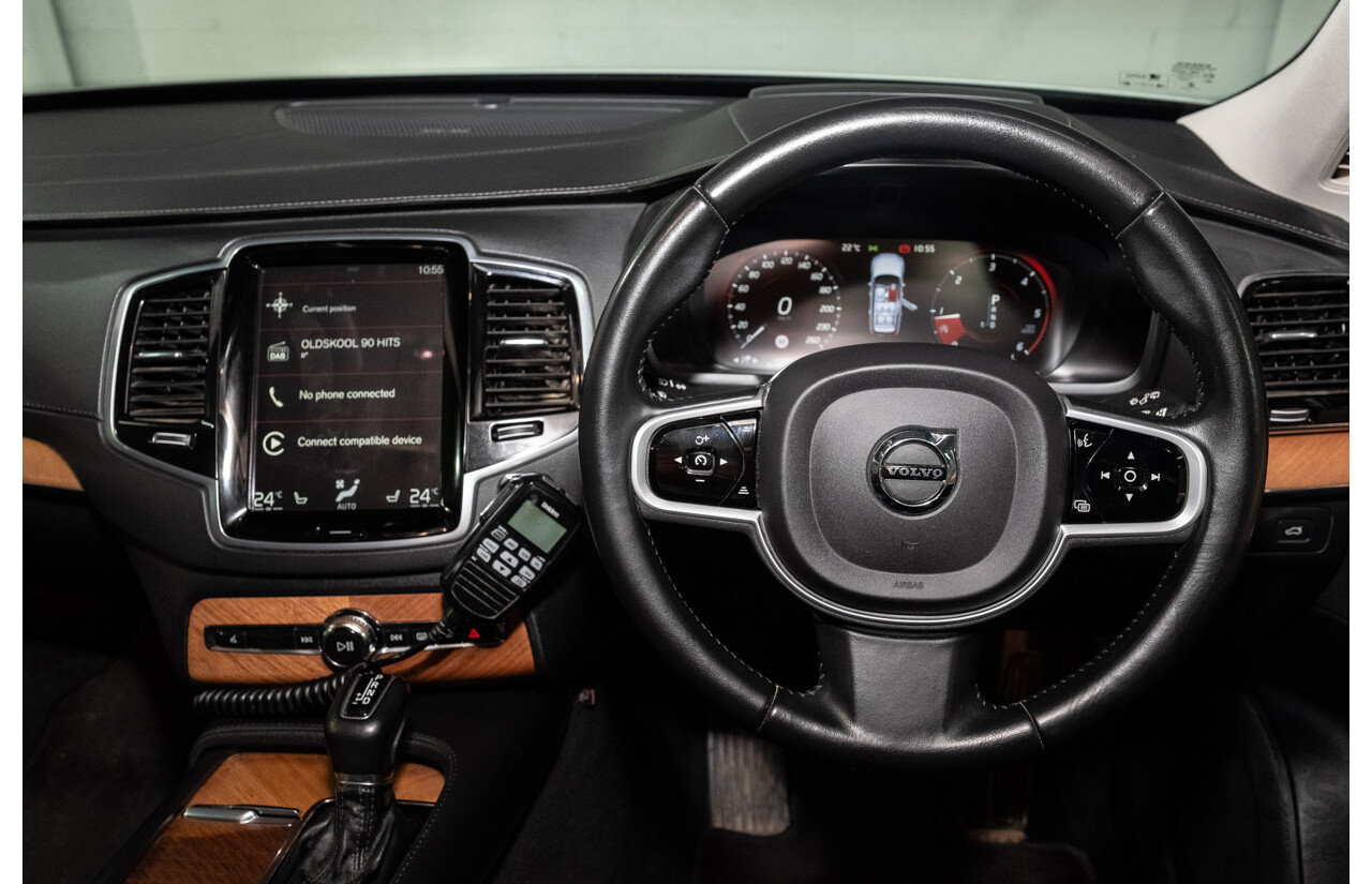 04/2021 Volvo XC90 D5 Inscription Polestar Upgrade (AWD) 256 MY21 4d Wagon Ice White Twin Turbo Diesel 2.0L