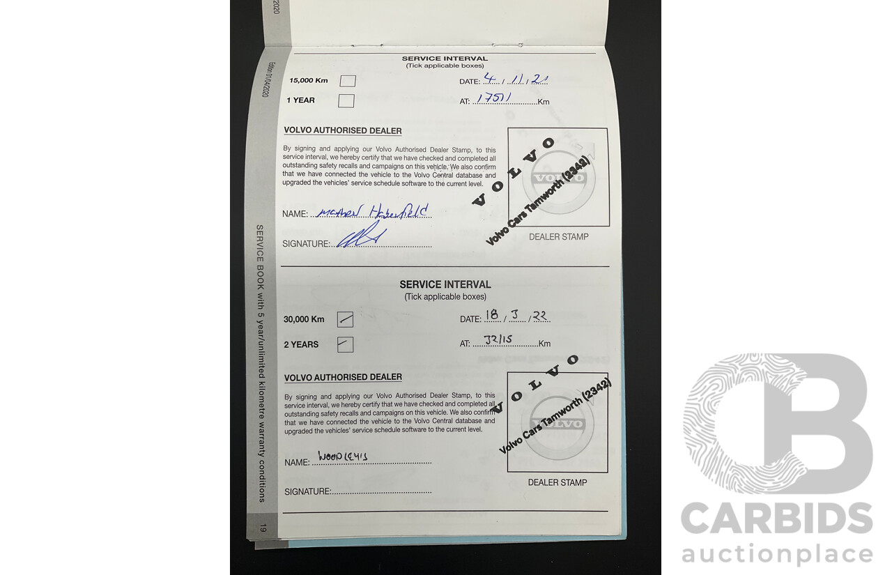 04/2021 Volvo XC90 D5 Inscription Polestar Upgrade (AWD) 256 MY21 4d Wagon Ice White Twin Turbo Diesel 2.0L