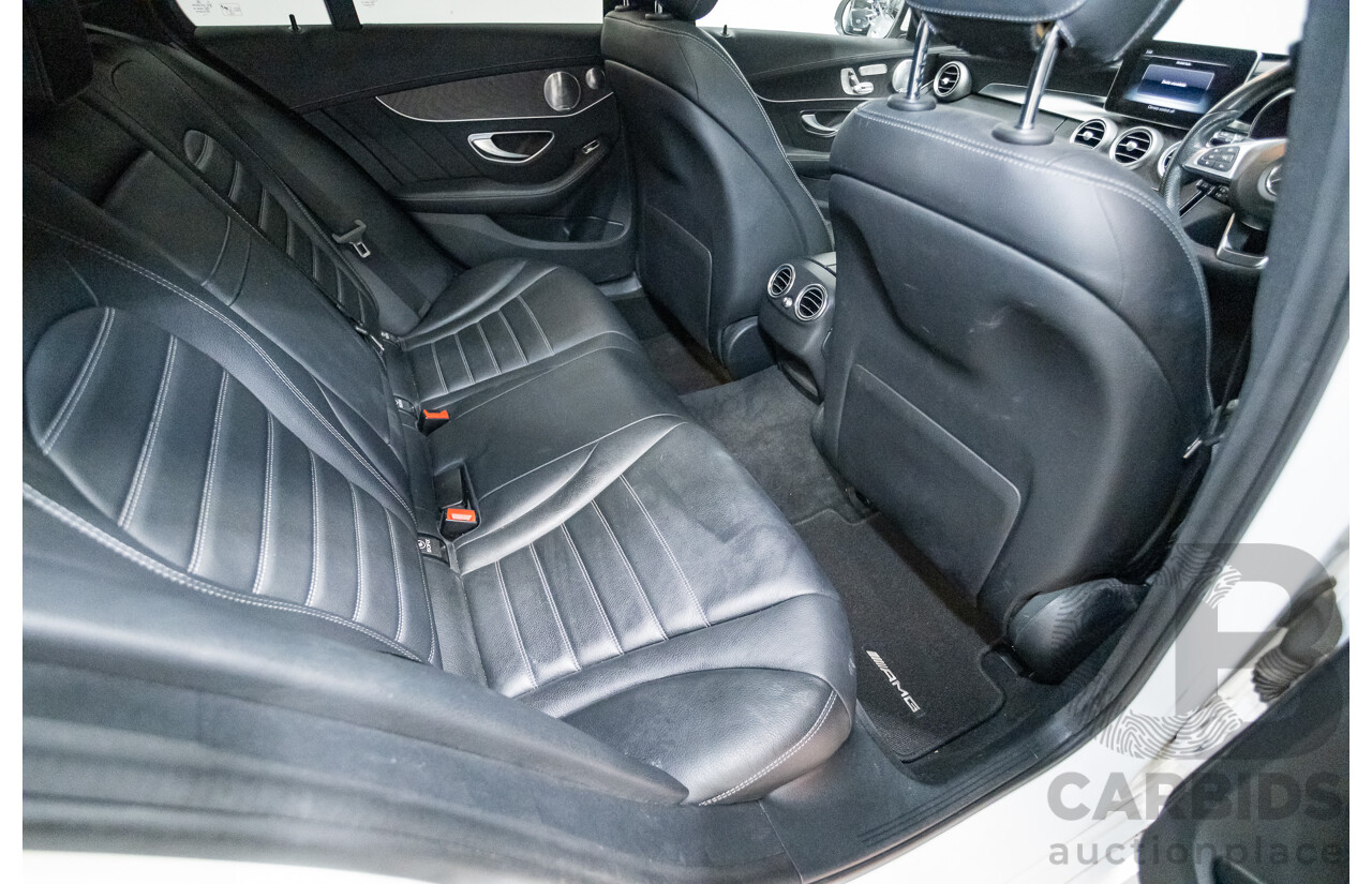9/2014 Mercedes-Benz C250 AMG Line 205 4D Sedan Polar White Turbo 2.0L