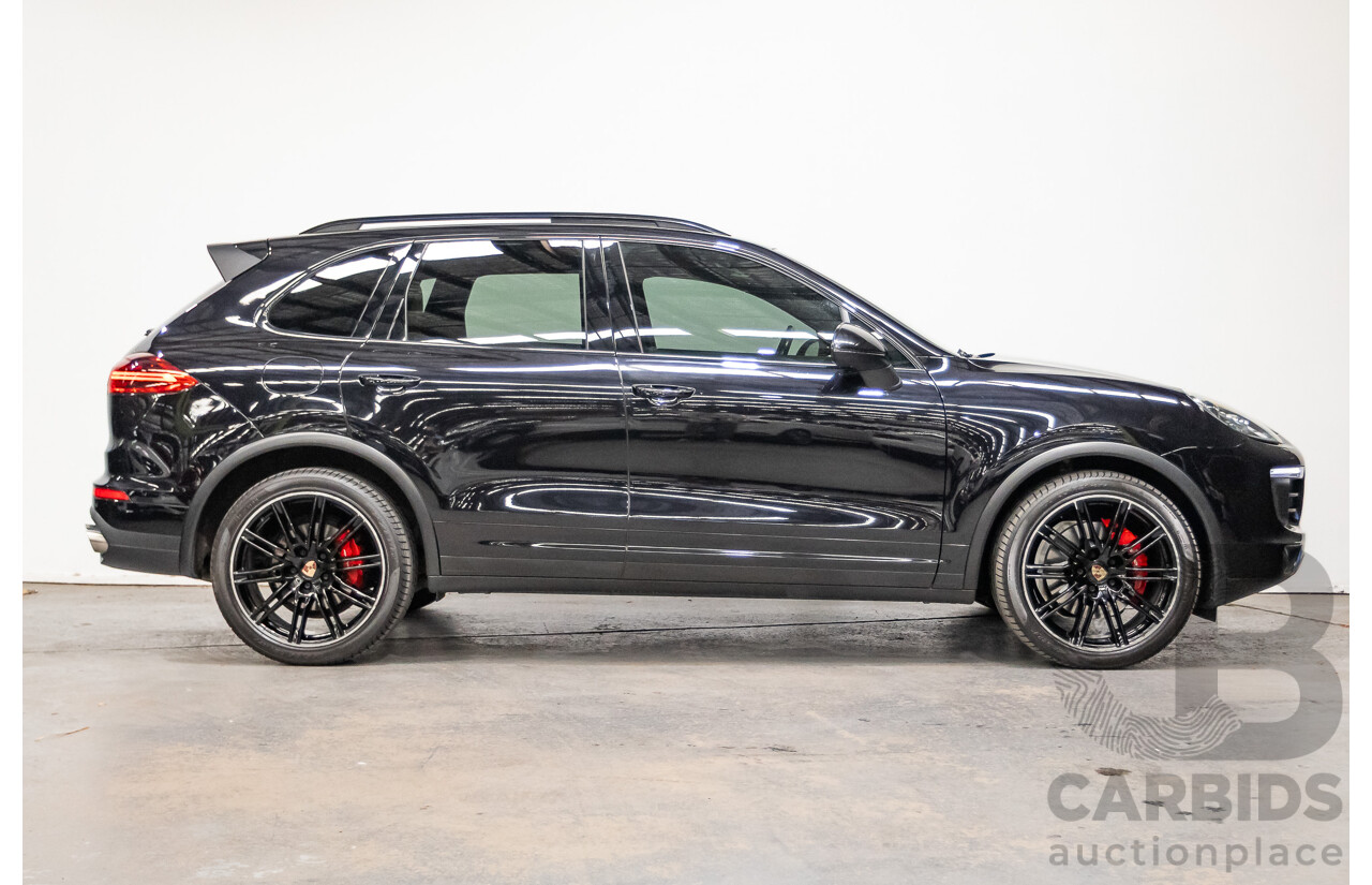 11/2014 Porsche Cayenne S (AWD) Series 2 92A MY15 4d Wagon Deep Black Metallic Turbo V6 3.6L