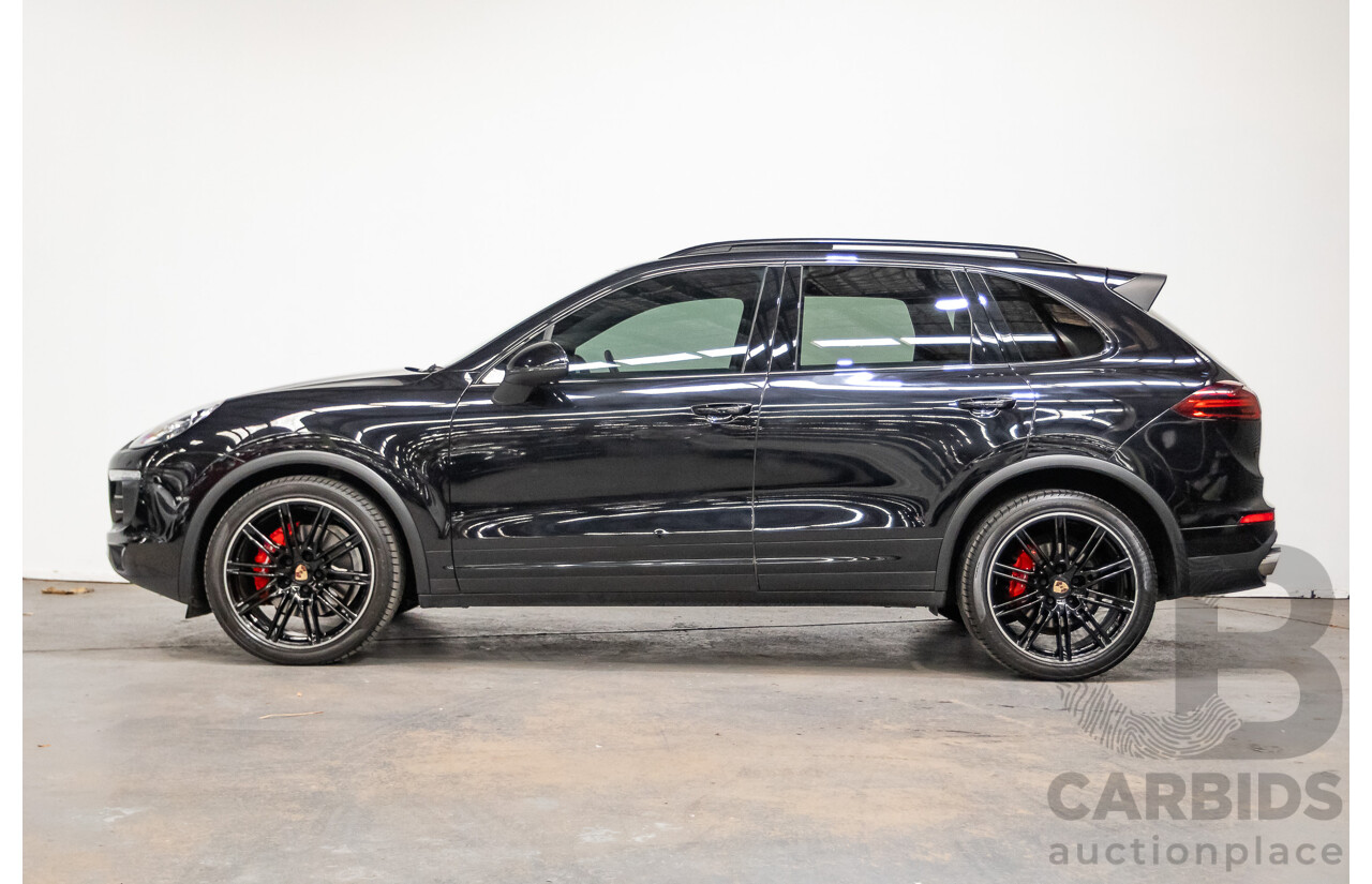 11/2014 Porsche Cayenne S (AWD) Series 2 92A MY15 4d Wagon Deep Black Metallic Turbo V6 3.6L