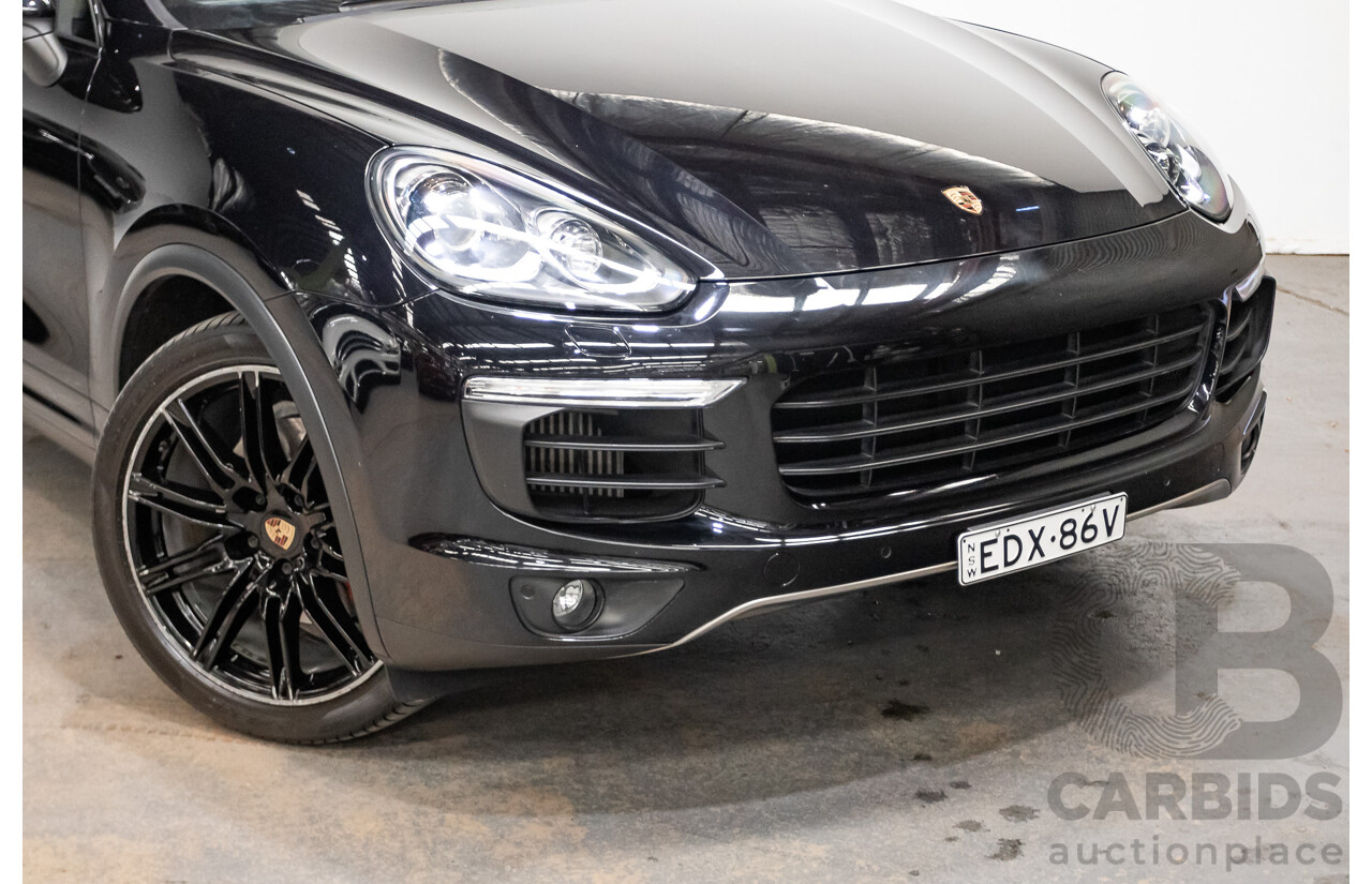 11/2014 Porsche Cayenne S (AWD) Series 2 92A MY15 4d Wagon Deep Black Metallic Turbo V6 3.6L