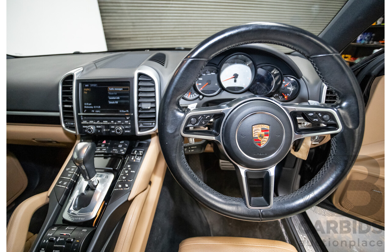 11/2014 Porsche Cayenne S (AWD) Series 2 92A MY15 4d Wagon Deep Black Metallic Turbo V6 3.6L