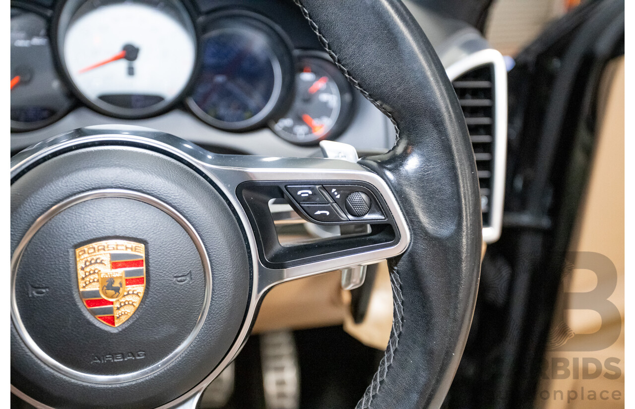 11/2014 Porsche Cayenne S (AWD) Series 2 92A MY15 4d Wagon Deep Black Metallic Turbo V6 3.6L