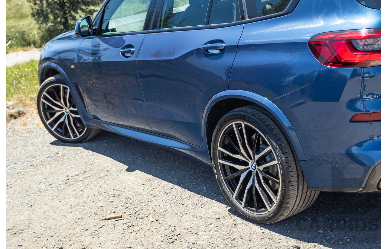 09/2019 BMW X5 xDrive30d M-Sport Performance Package (4x4) MY20 G05 4d Wagon Phytonic Blue Metallic Turbo Diesel 3.0L