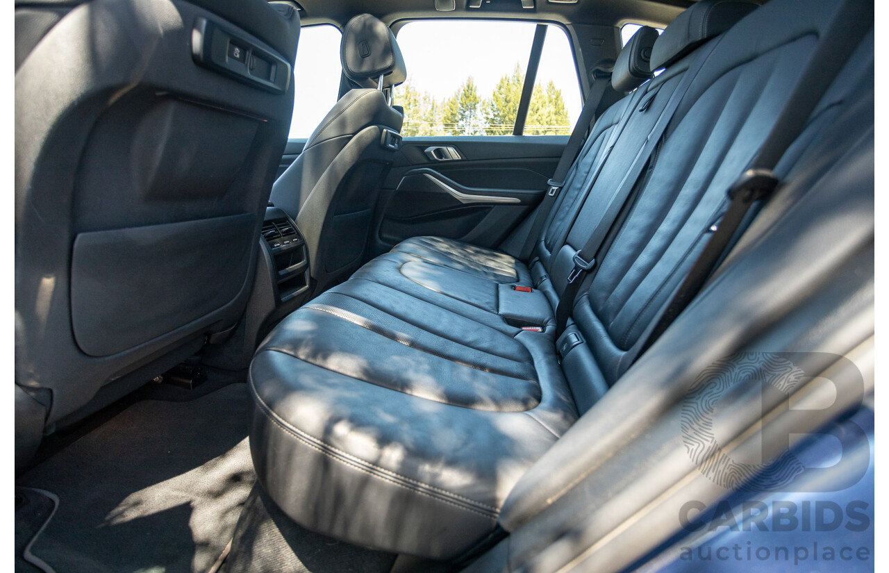 09/2019 BMW X5 xDrive30d M-Sport Performance Package (4x4) MY20 G05 4d Wagon Phytonic Blue Metallic Turbo Diesel 3.0L