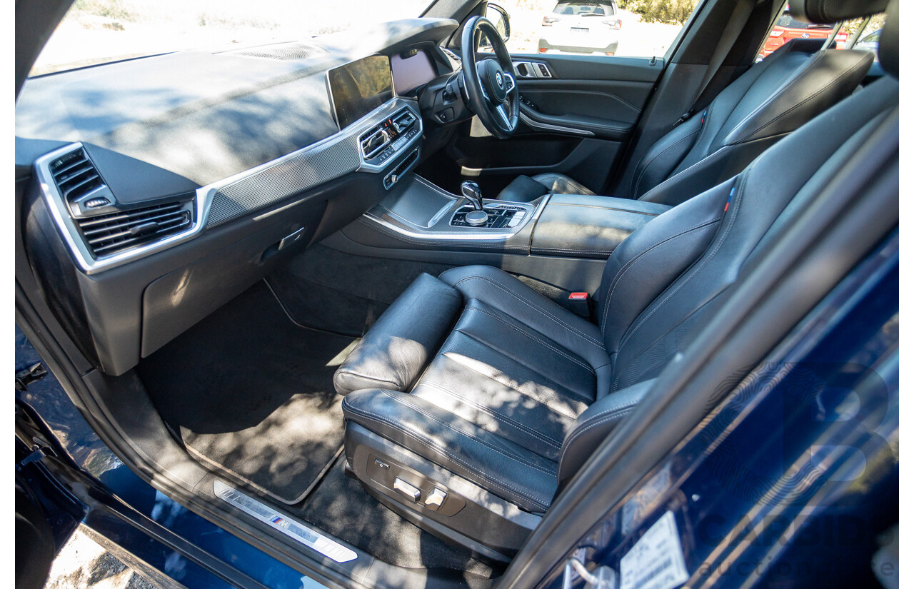 09/2019 BMW X5 xDrive30d M-Sport Performance Package (4x4) MY20 G05 4d Wagon Phytonic Blue Metallic Turbo Diesel 3.0L