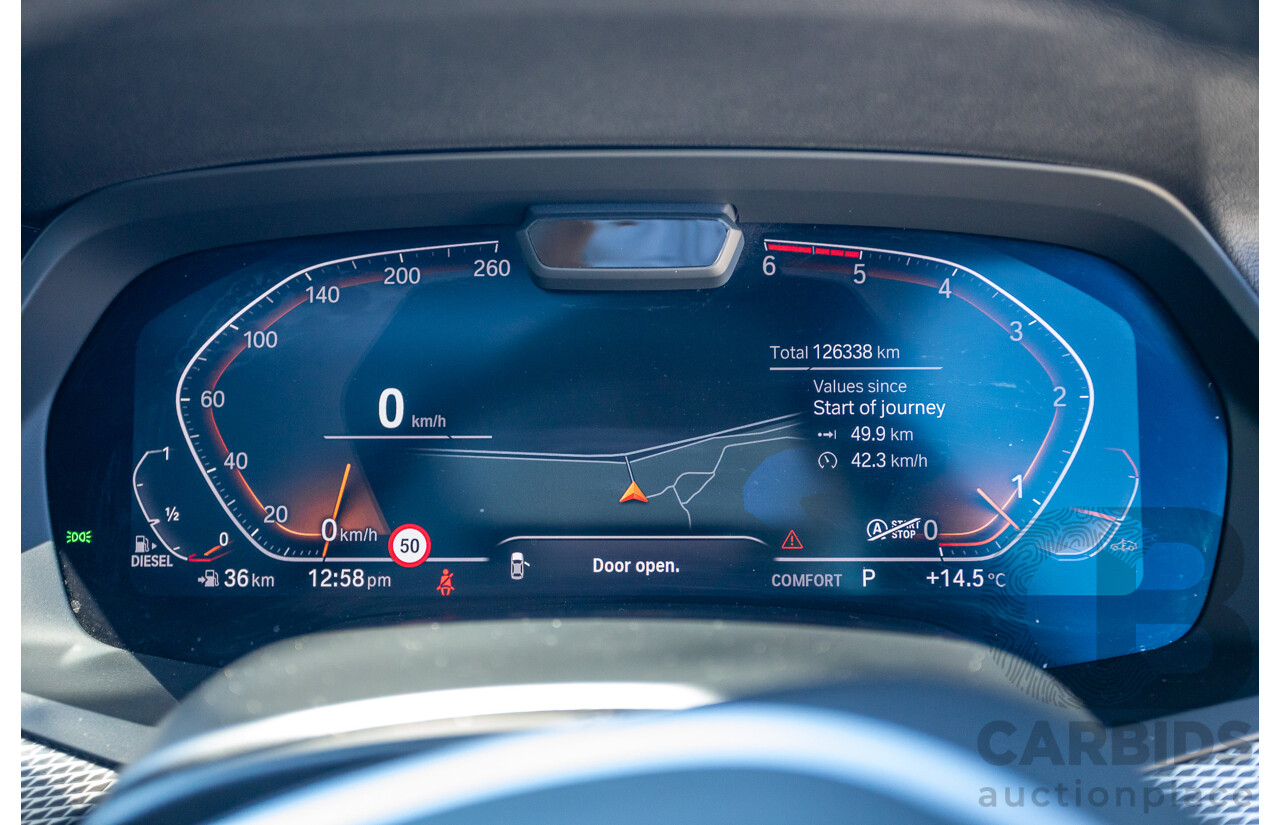 09/2019 BMW X5 xDrive30d M-Sport Performance Package (4x4) MY20 G05 4d Wagon Phytonic Blue Metallic Turbo Diesel 3.0L