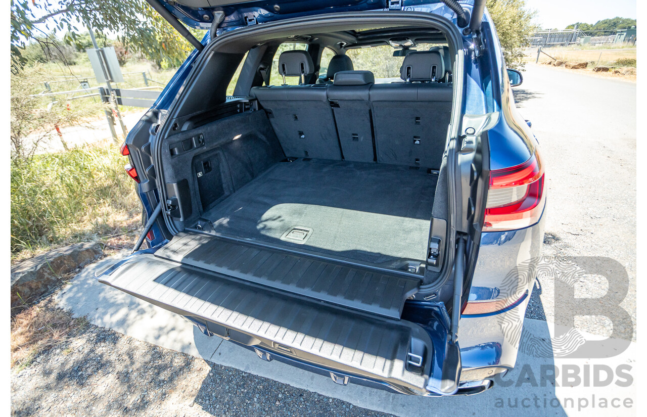 09/2019 BMW X5 xDrive30d M-Sport Performance Package (4x4) MY20 G05 4d Wagon Phytonic Blue Metallic Turbo Diesel 3.0L