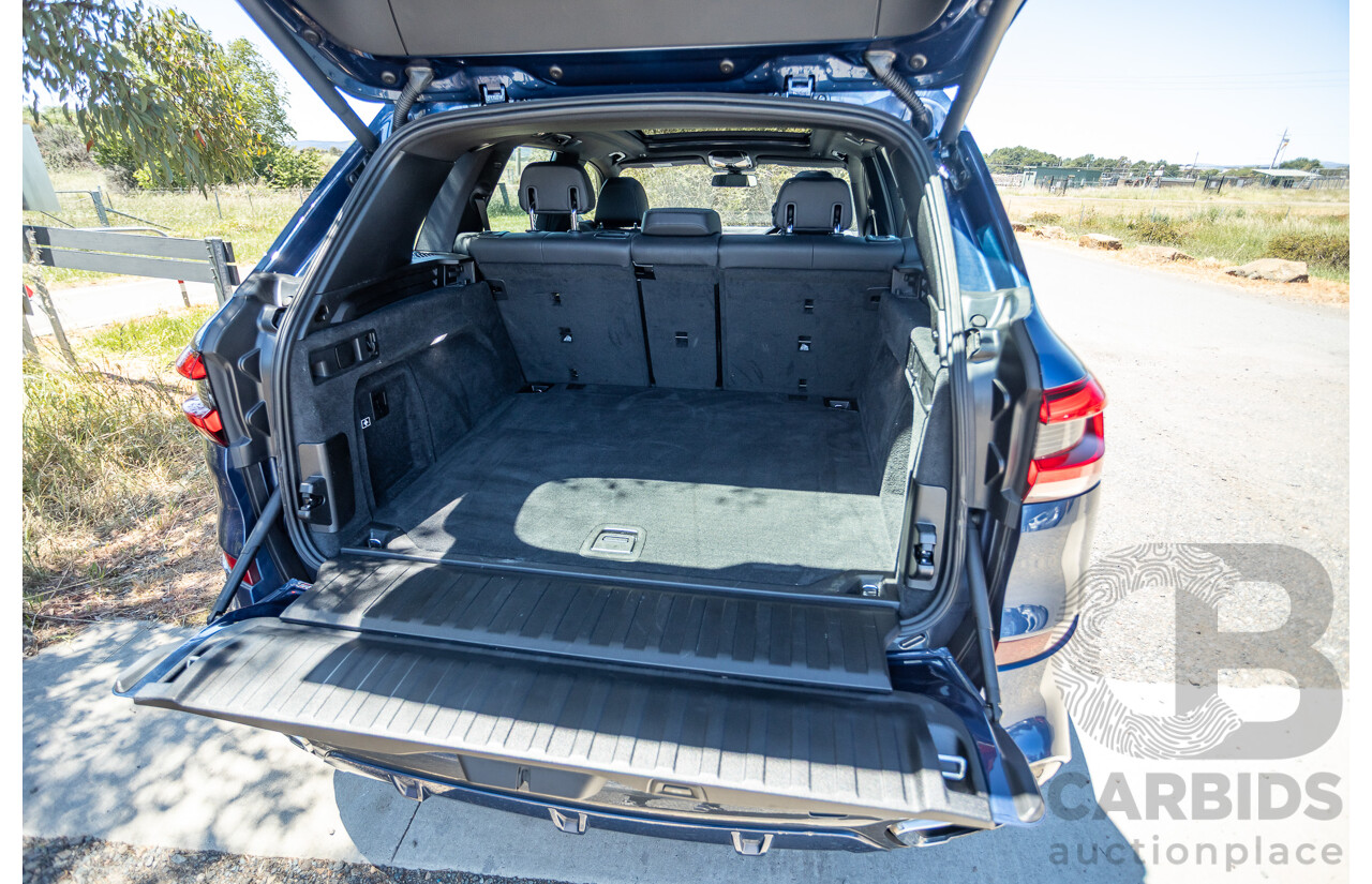 09/2019 BMW X5 xDrive30d M-Sport Performance Package (4x4) MY20 G05 4d Wagon Phytonic Blue Metallic Turbo Diesel 3.0L