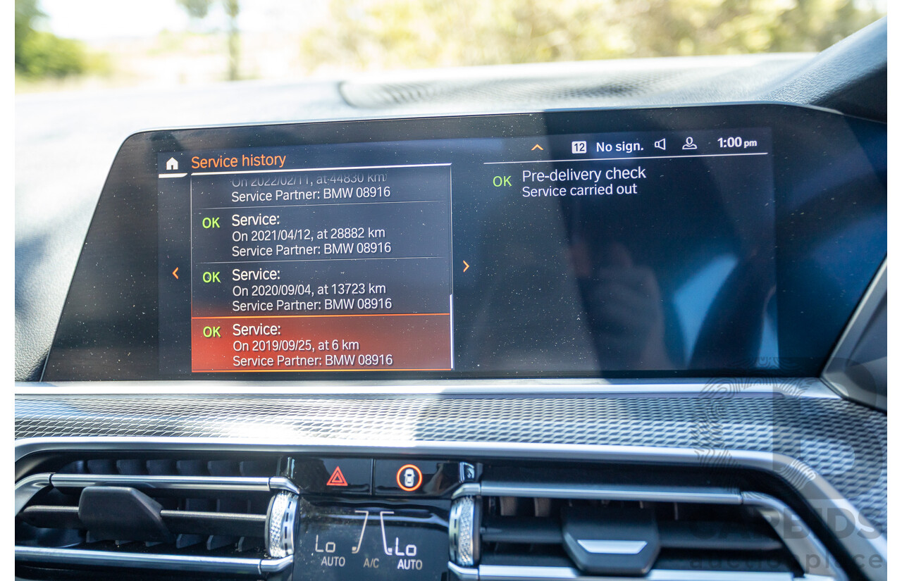 09/2019 BMW X5 xDrive30d M-Sport Performance Package (4x4) MY20 G05 4d Wagon Phytonic Blue Metallic Turbo Diesel 3.0L