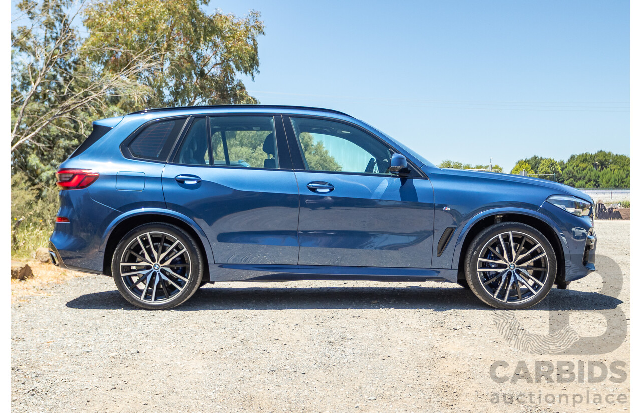 09/2019 BMW X5 xDrive30d M-Sport Performance Package (4x4) MY20 G05 4d Wagon Phytonic Blue Metallic Turbo Diesel 3.0L