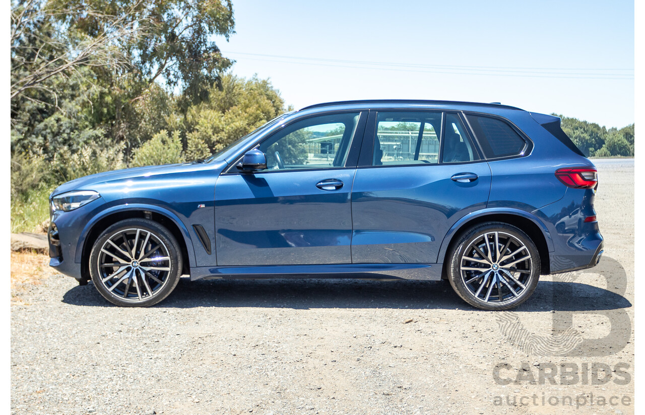 09/2019 BMW X5 xDrive30d M-Sport Performance Package (4x4) MY20 G05 4d Wagon Phytonic Blue Metallic Turbo Diesel 3.0L