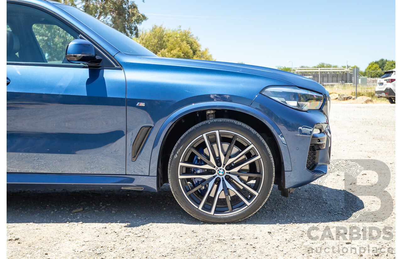 09/2019 BMW X5 xDrive30d M-Sport Performance Package (4x4) MY20 G05 4d Wagon Phytonic Blue Metallic Turbo Diesel 3.0L