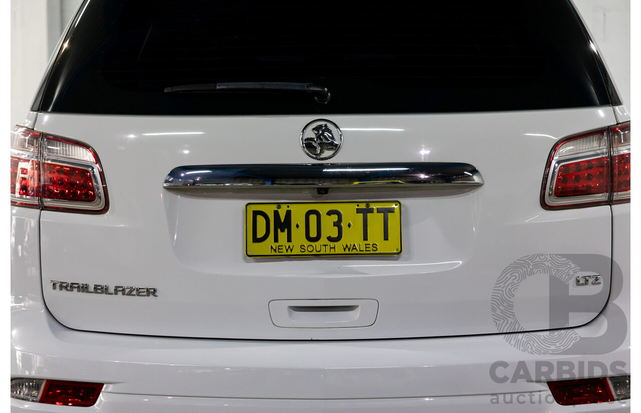 01/2017 Holden Trailblazer LTZ (4x4) RG MY17 4d Wagon Summit White Turbo Diesel 2.8L
