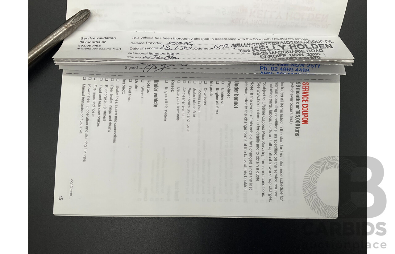 01/2017 Holden Trailblazer LTZ (4x4) RG MY17 4d Wagon Summit White Turbo Diesel 2.8L