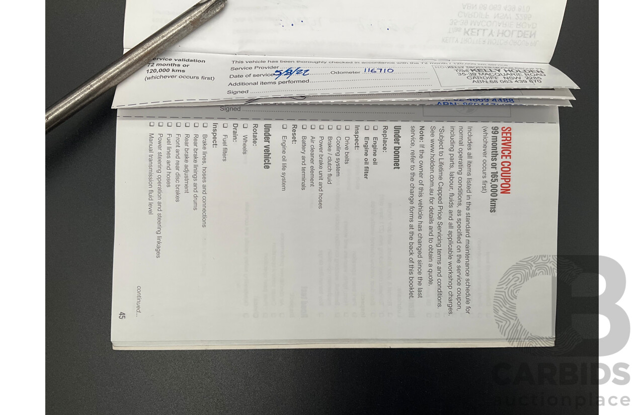 01/2017 Holden Trailblazer LTZ (4x4) RG MY17 4d Wagon Summit White Turbo Diesel 2.8L