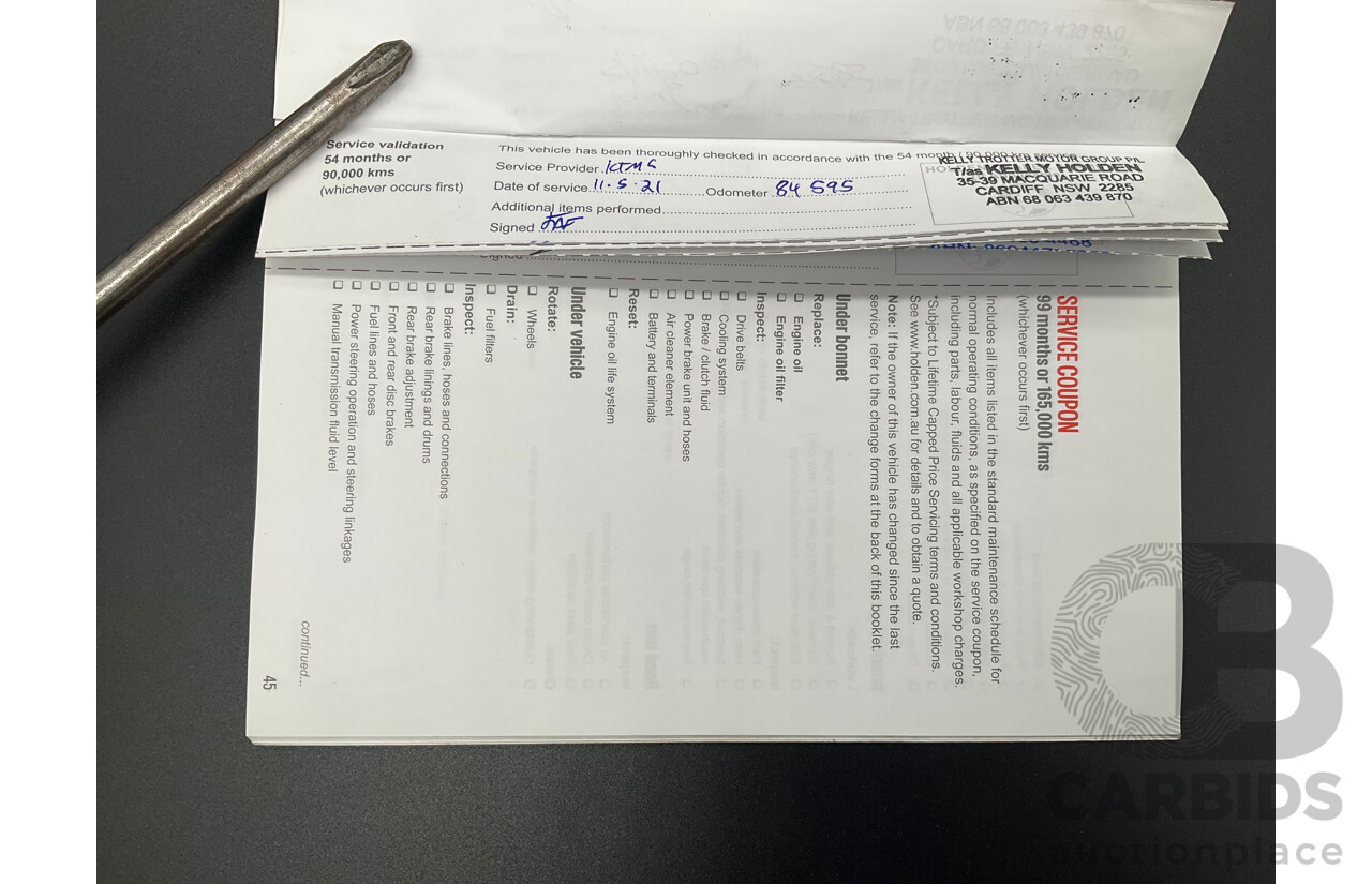 01/2017 Holden Trailblazer LTZ (4x4) RG MY17 4d Wagon Summit White Turbo Diesel 2.8L