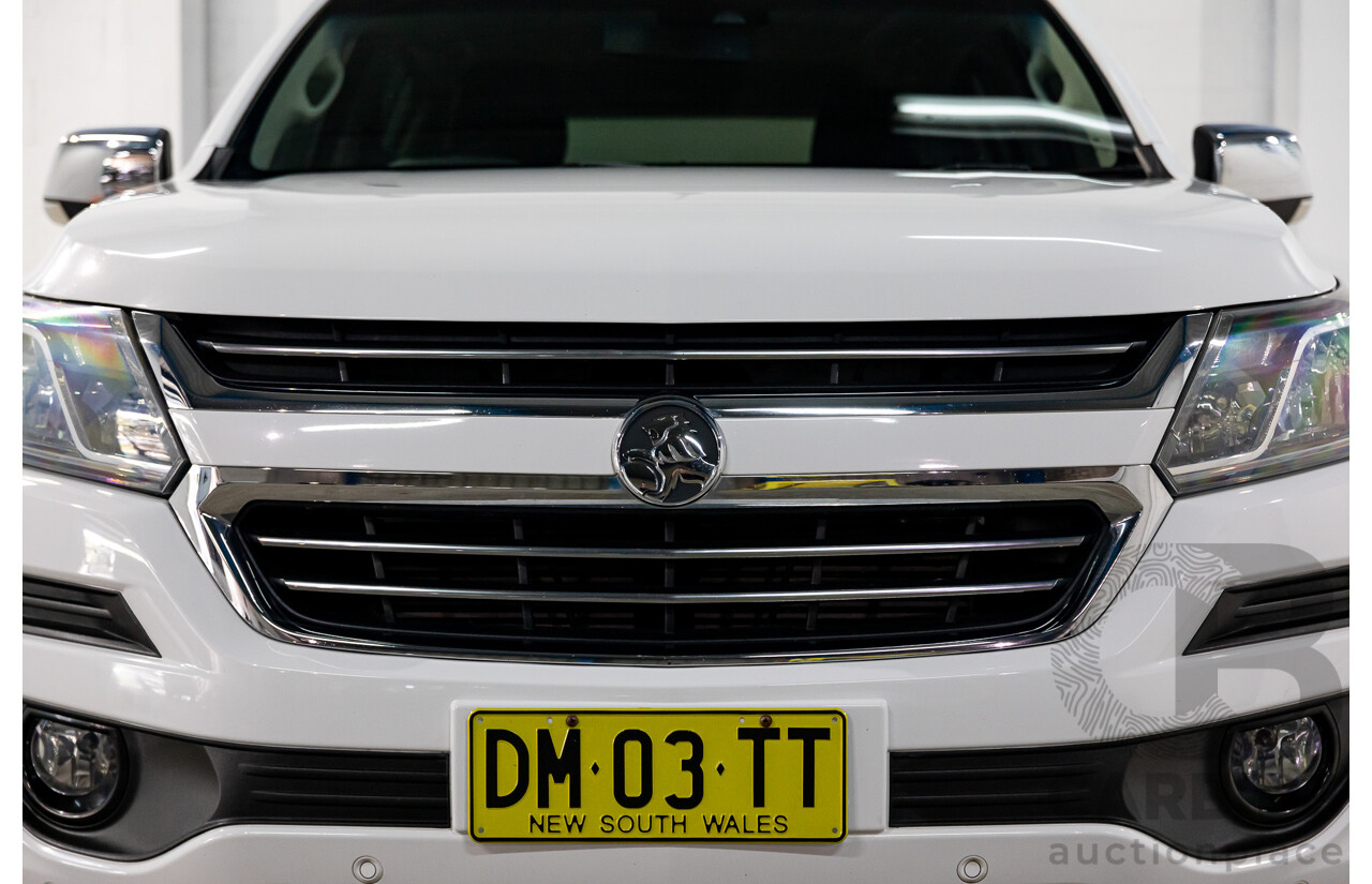 01/2017 Holden Trailblazer LTZ (4x4) RG MY17 4d Wagon Summit White Turbo Diesel 2.8L