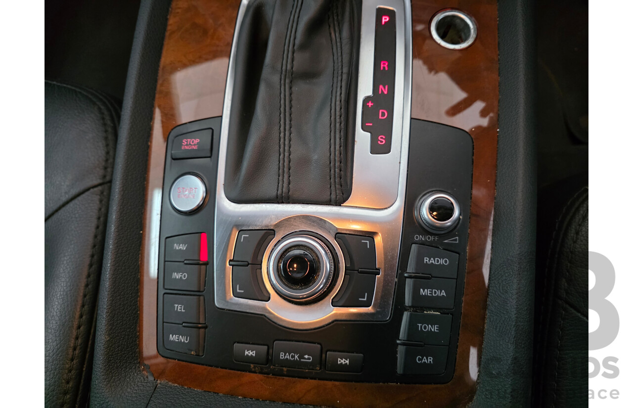 04/2014 Audi Q7 3.0 TDI S-Line Quattro (AWD) MY14 4D Wagon Black Turbo Diesel 3.0L (180kW) - 7 Seats