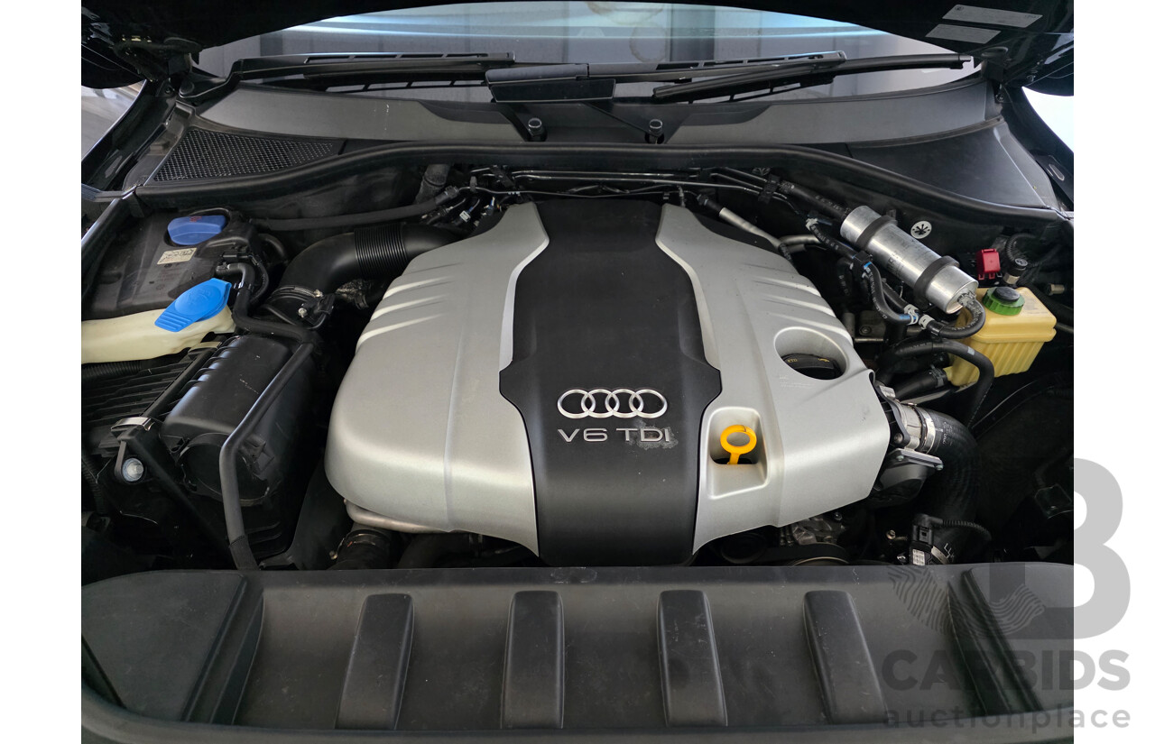 04/2014 Audi Q7 3.0 TDI S-Line Quattro (AWD) MY14 4D Wagon Black Turbo Diesel 3.0L (180kW) - 7 Seats