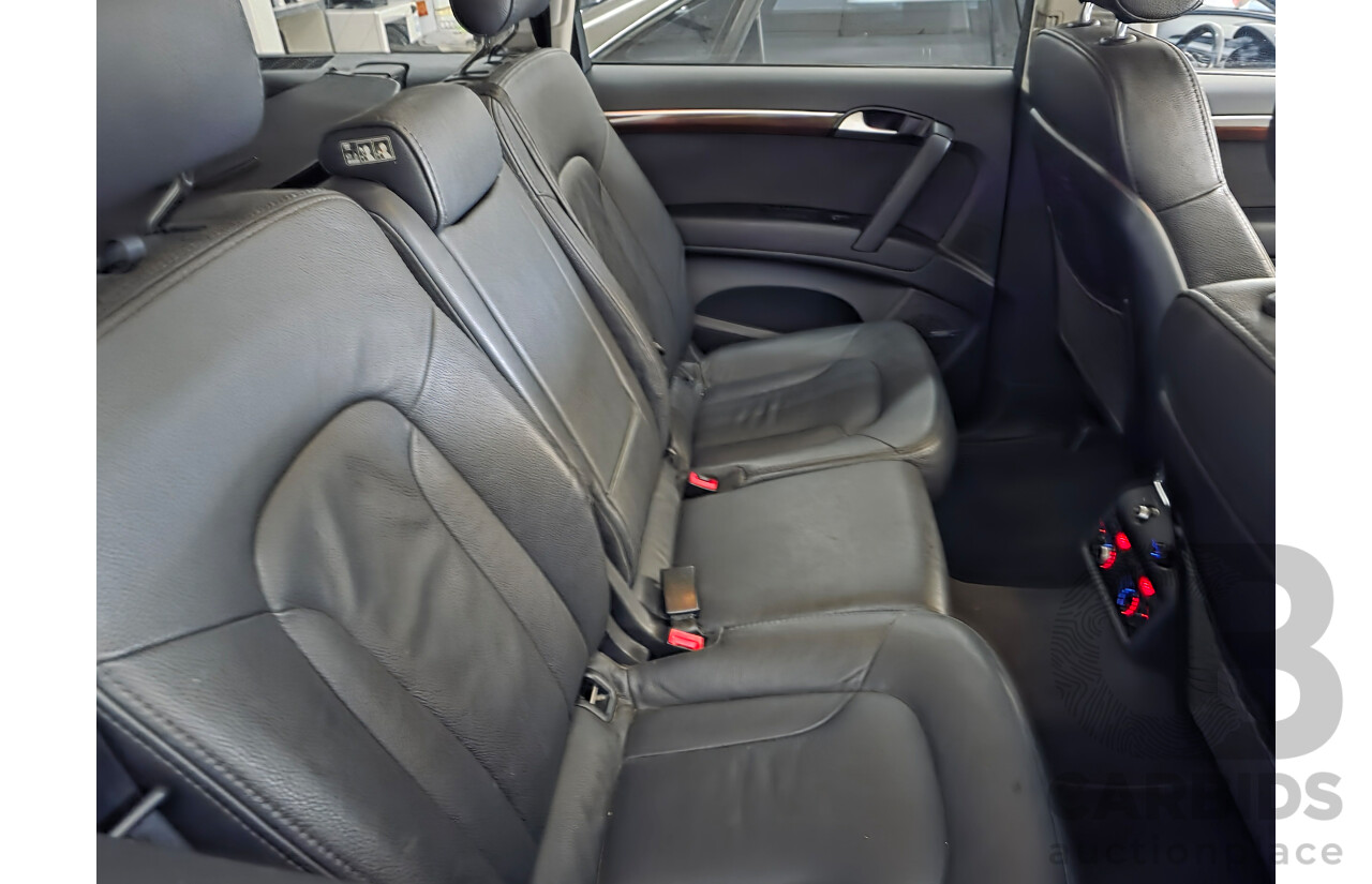 04/2014 Audi Q7 3.0 TDI S-Line Quattro (AWD) MY14 4D Wagon Black Turbo Diesel 3.0L (180kW) - 7 Seats