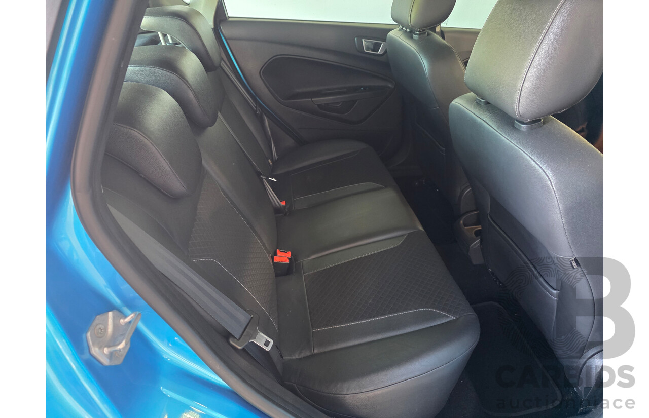 1/2014 Ford Fiesta Sport WZ 5d Hatchback Blue Turbo 1.0L