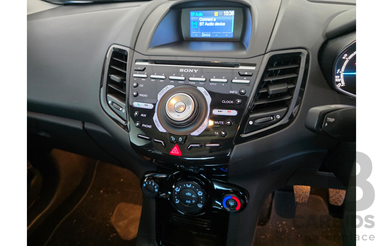 1/2014 Ford Fiesta Sport WZ 5d Hatchback Blue Turbo 1.0L