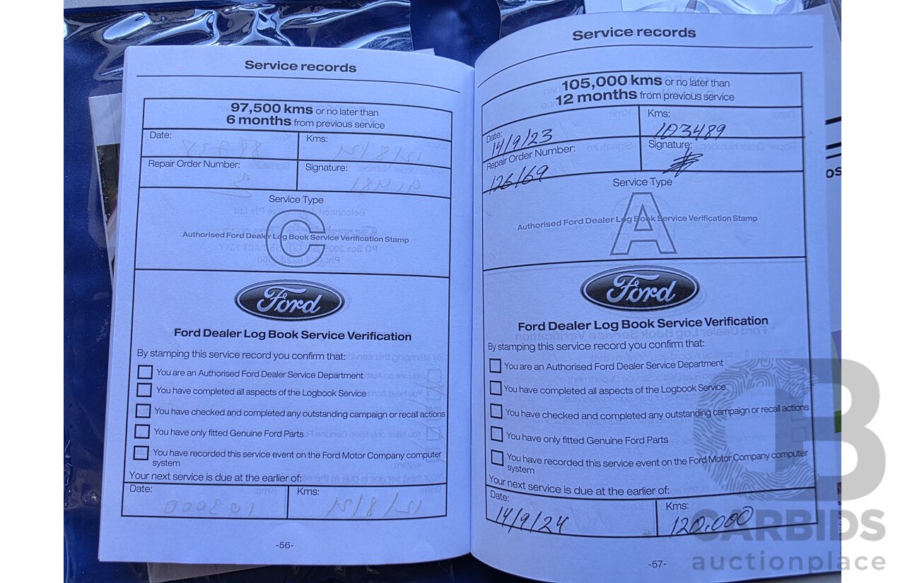 1/2014 Ford Fiesta Sport WZ 5d Hatchback Blue Turbo 1.0L