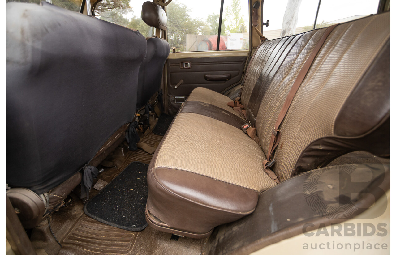 1/1981 Toyota Landcruiser Standard FJ60RV (4x4) 4d Wagon Beige 4.2L