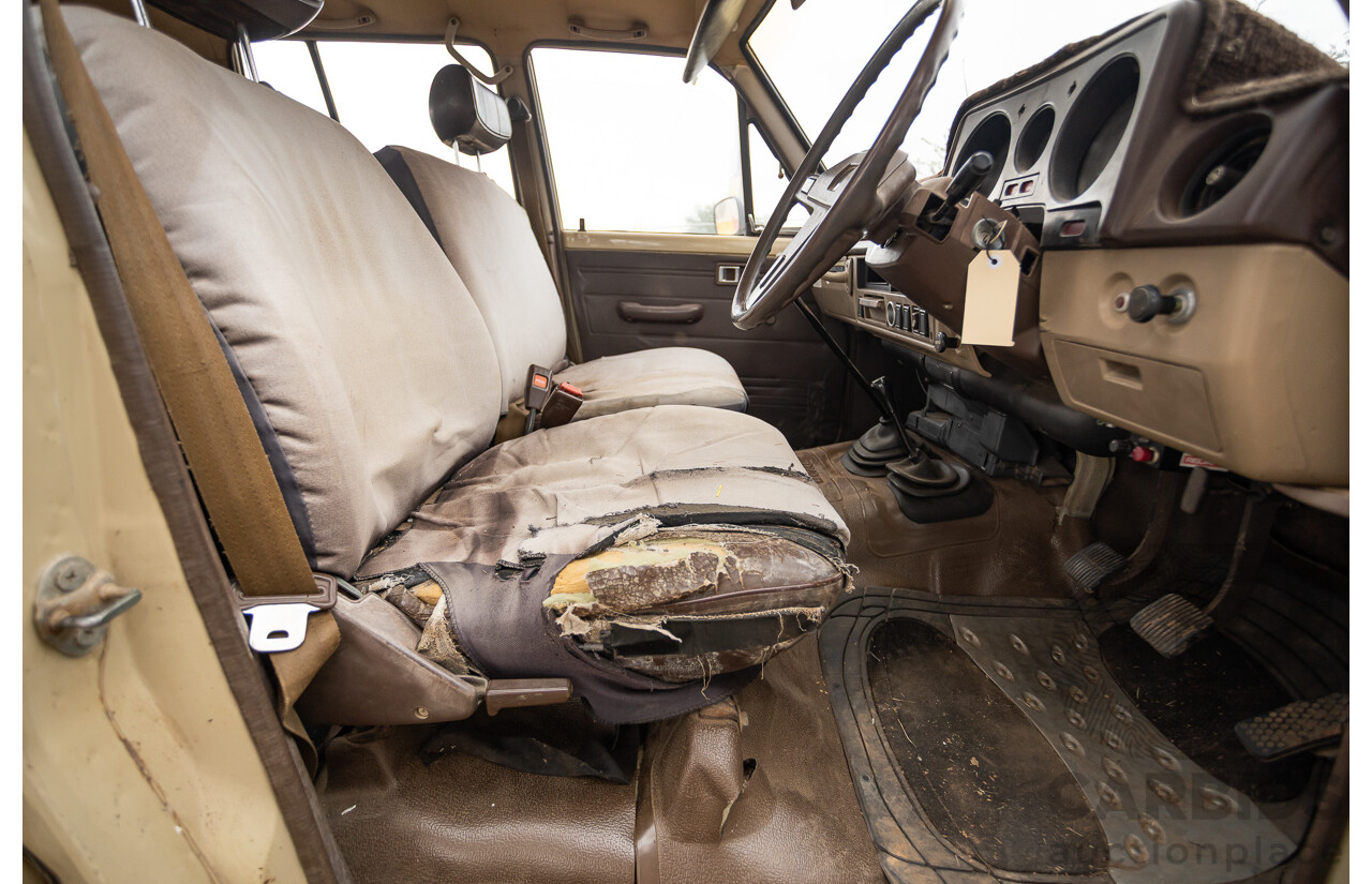 1/1981 Toyota Landcruiser Standard FJ60RV (4x4) 4d Wagon Beige 4.2L