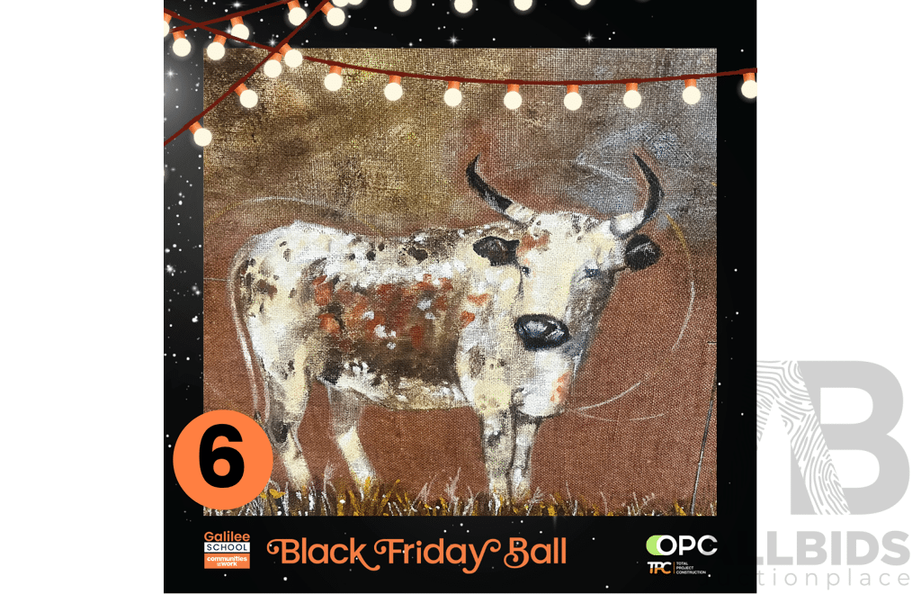 'The Ram' Art On Canvas By Michelle Raap