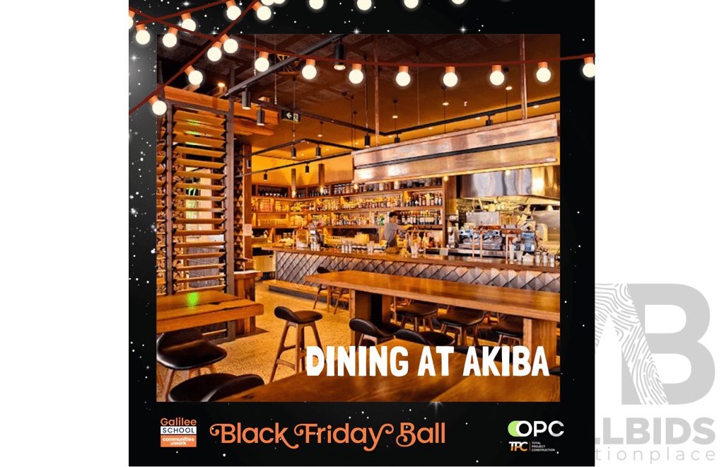 Dining Voucher at Akiba, Asian BBQ Restaurant