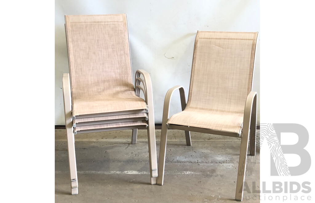 Palma Outdoor Dining Chairs - Lot of Four