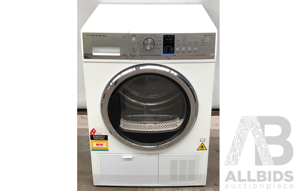 Fisher & Paykel 8.0 Kg Front Loader Condenser Clothes Dryer