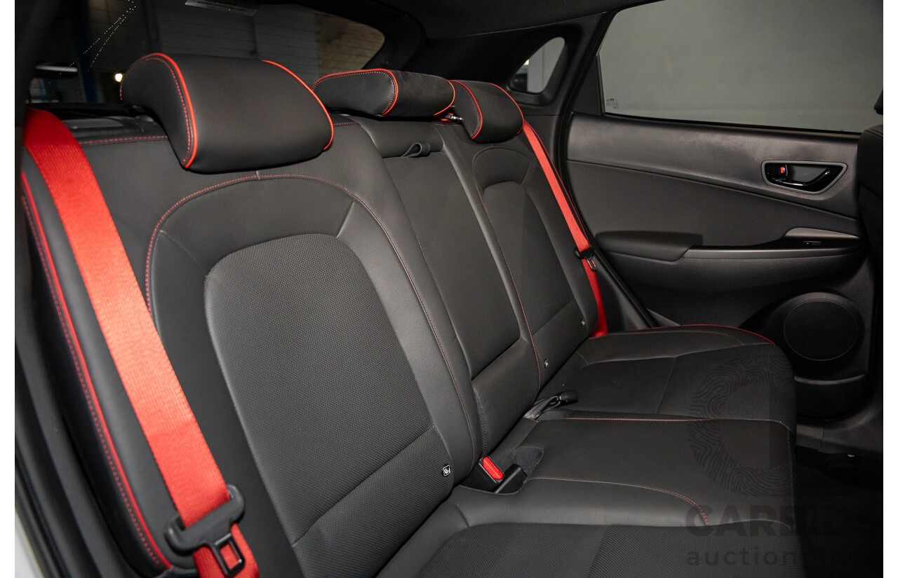 03/2018 Hyundai Kona Highlander (AWD) OS 4d Wagon Chalk White Turbo 1.6L