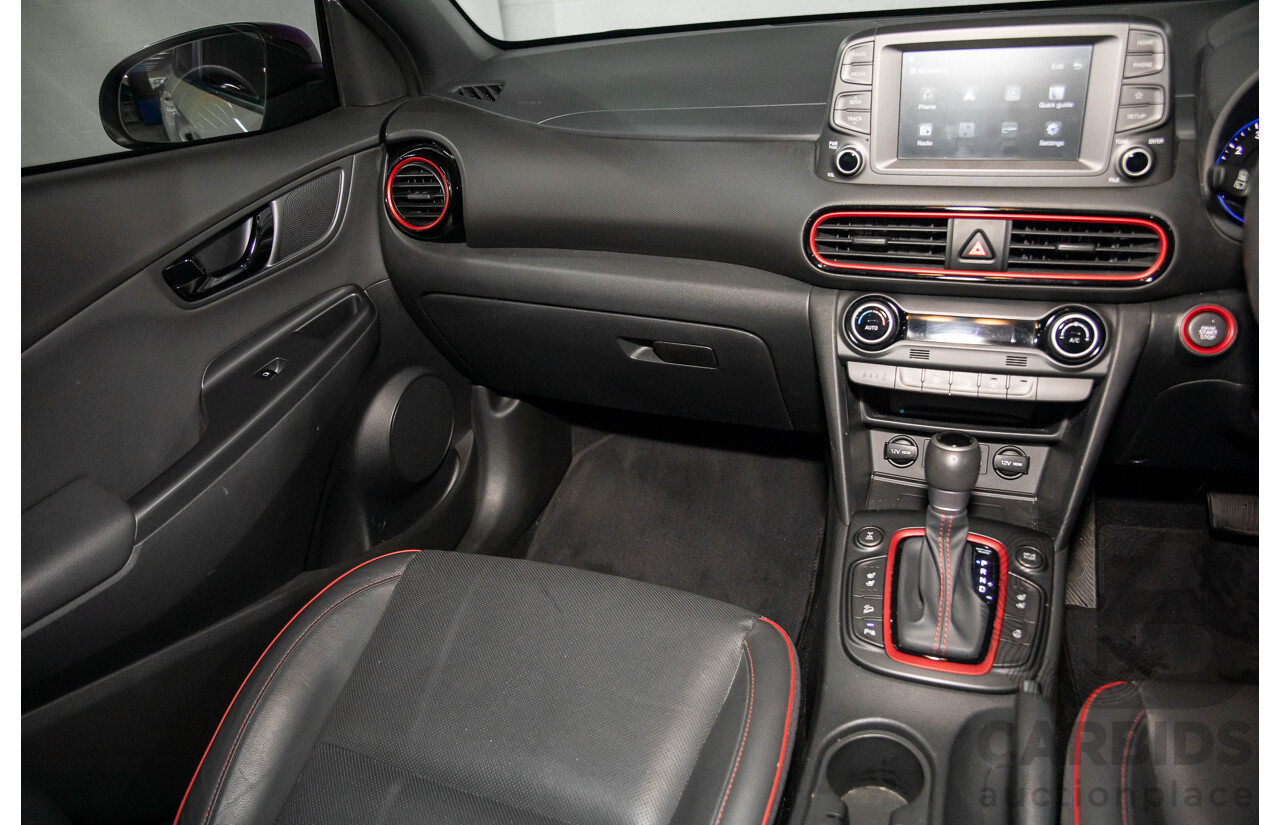 03/2018 Hyundai Kona Highlander (AWD) OS 4d Wagon Chalk White Turbo 1.6L