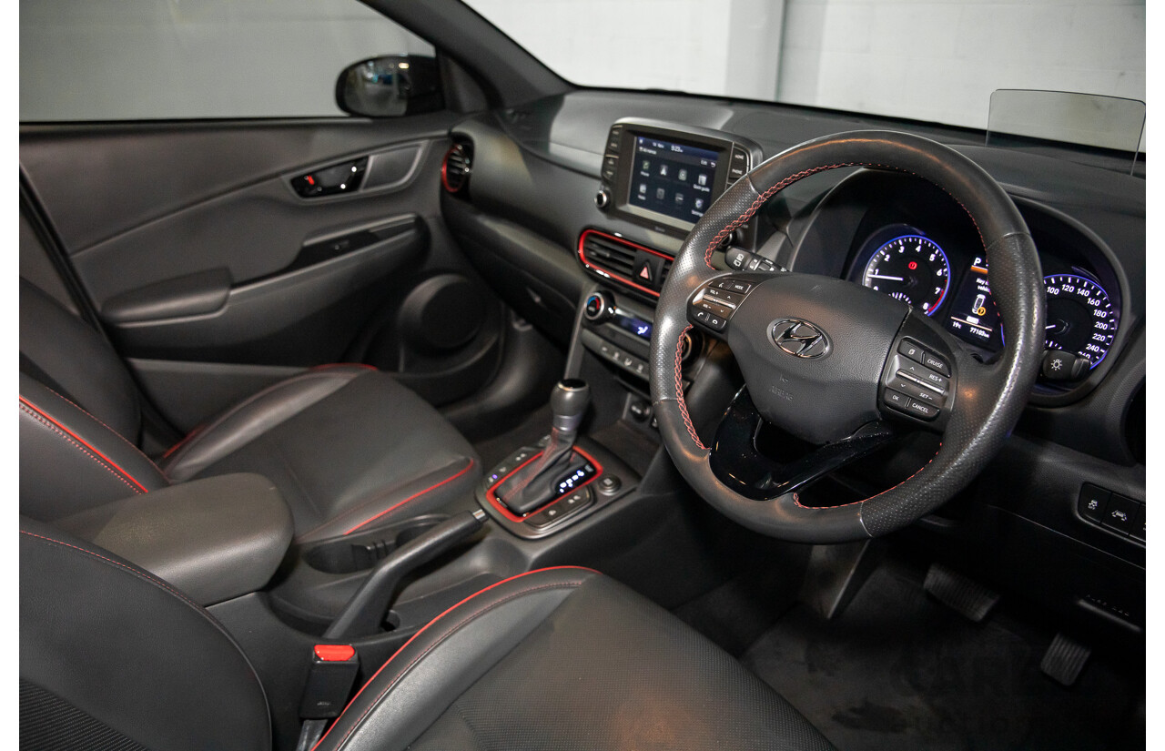 03/2018 Hyundai Kona Highlander (AWD) OS 4d Wagon Chalk White Turbo 1.6L