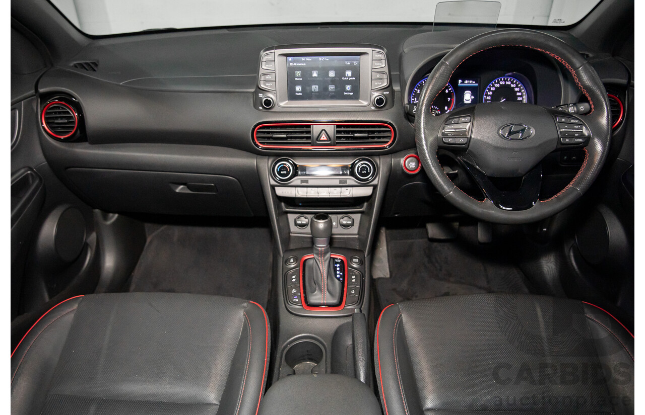 03/2018 Hyundai Kona Highlander (AWD) OS 4d Wagon Chalk White Turbo 1.6L