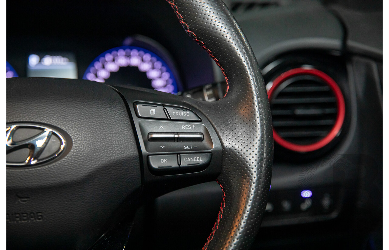 03/2018 Hyundai Kona Highlander (AWD) OS 4d Wagon Chalk White Turbo 1.6L