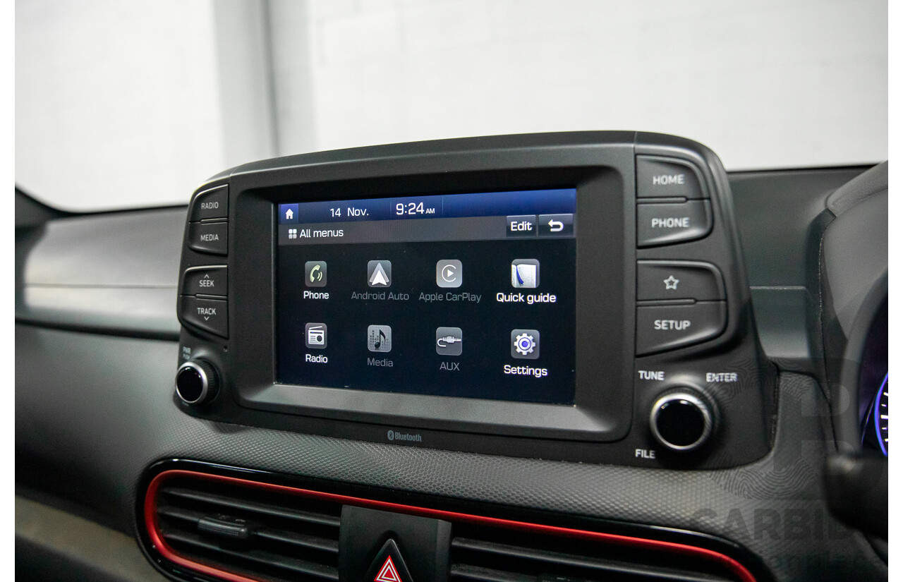 03/2018 Hyundai Kona Highlander (AWD) OS 4d Wagon Chalk White Turbo 1.6L