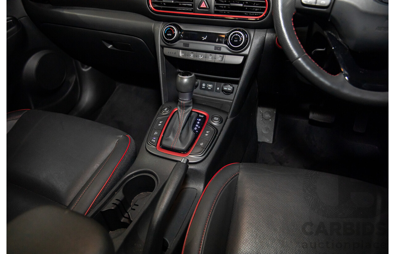 03/2018 Hyundai Kona Highlander (AWD) OS 4d Wagon Chalk White Turbo 1.6L