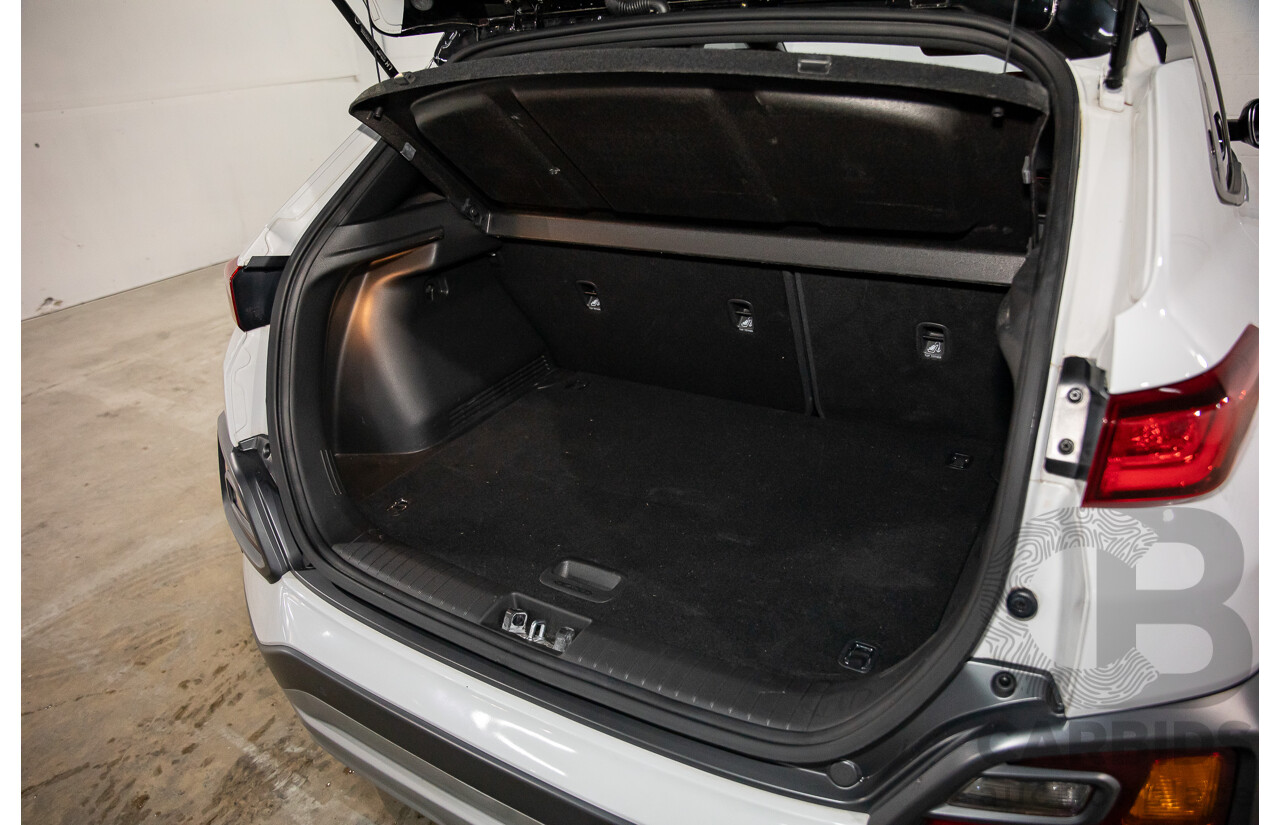 03/2018 Hyundai Kona Highlander (AWD) OS 4d Wagon Chalk White Turbo 1.6L