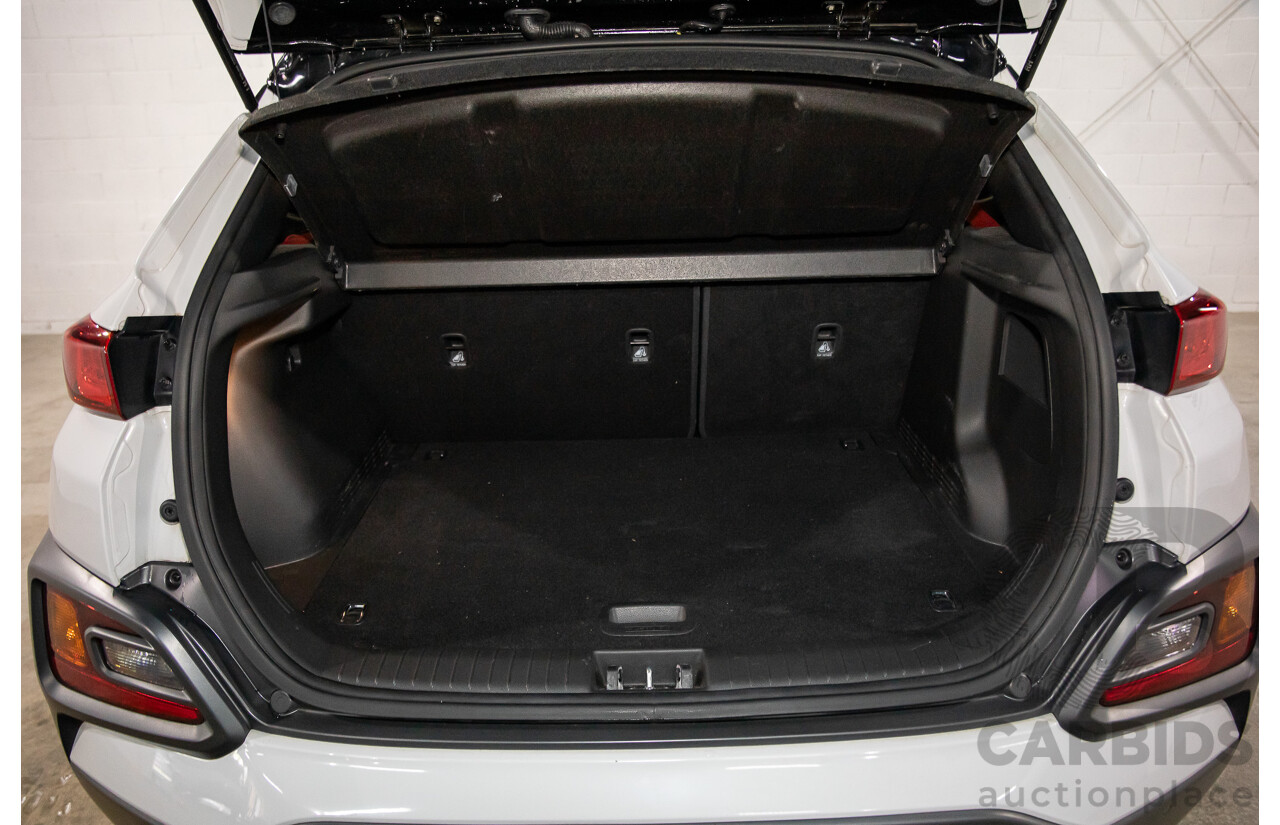 03/2018 Hyundai Kona Highlander (AWD) OS 4d Wagon Chalk White Turbo 1.6L